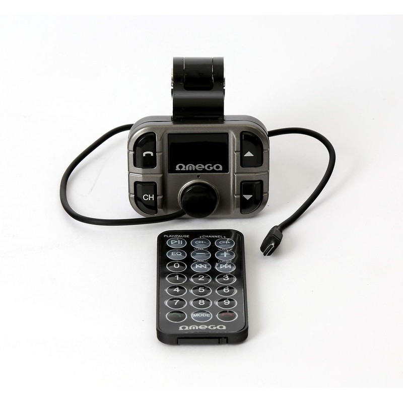 Omega Transmisor FM Coche Bluetooth LCD M/L USB