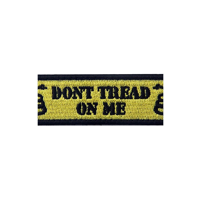 Tactical Don't Tread On Me Milltary Embroidered Applique Morale Hook