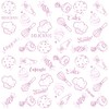 100 Hojas de Papel Grado Alimenticio Medida 30X30 cm Diseño