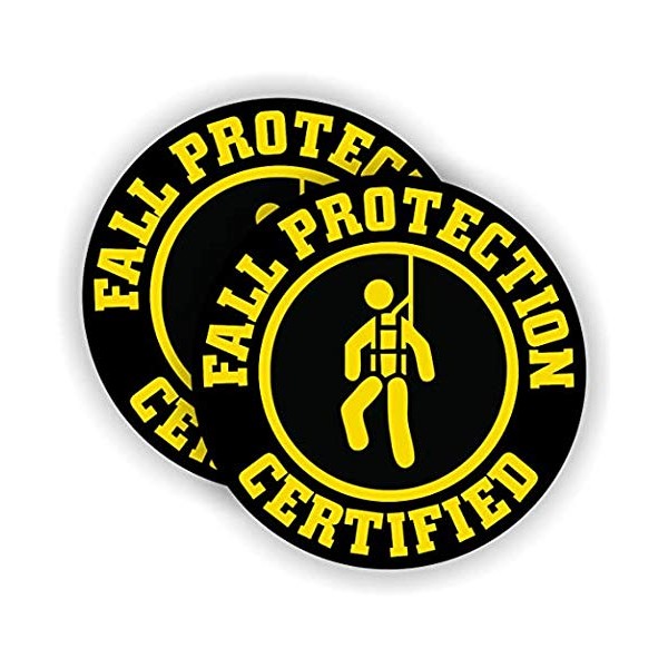 Fall Protection Certified Hard Hat Sticker/Decal/Safety Laborer Construction