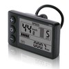Electric Bike LCD Display Meter, 24V 36V 48V E Bike