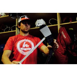 Howies Hockey Stick Premium Cloth Tape or Shin Tape 3-Pack You Choose Colors - Cloth (1 Inch by 25 Yards Long) Clear/Poly (1" x 30yds) with Free Tape Tin ((3) White)