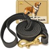 WERCHNPET Leather Dog Leash 4ft, Hheavy Duty, Soft and Strong