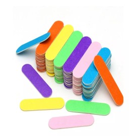 Lucky Day Mini Lima Para Uñas 100 Piezas Colores Variados / Al Azar