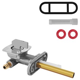 KUQUTIDY Tank Switch Gas Valve Fuel Petcock with Gasket/Filter Tube, Fuel Petcock Shut off Valve Compatibie with Kawasaki Suzuki Bear 250 400 Bear Tracker 250 Bruin 250 Timberwolf ATV