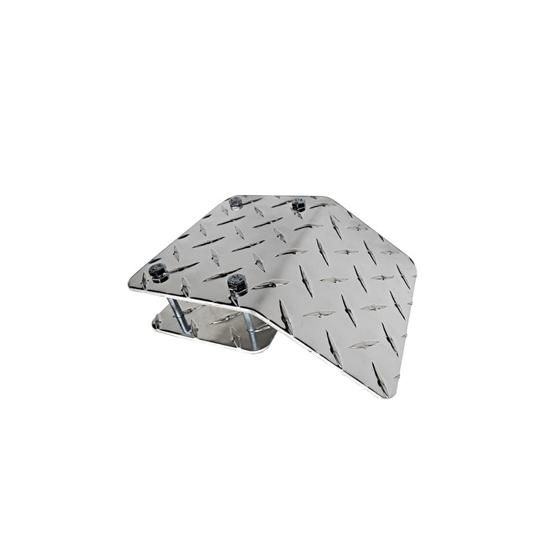 Ramp End - Heavy-Duty Diamond Plate for ATV, Motorcycles &
