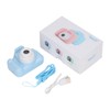Kids Camera 2.0in IPS Screen Blue Comfortable Grip Rounded Body