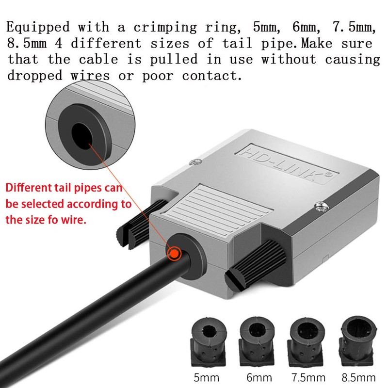 ANMBEST DB15 Solderless Serial to 15-pin Port Terminal Adapter Connector