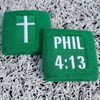 Christian Sweatband 2 Pack:_Green