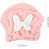 LALAFINA Gorro para Secar El Cabello Absorbente Rápido Corbata De