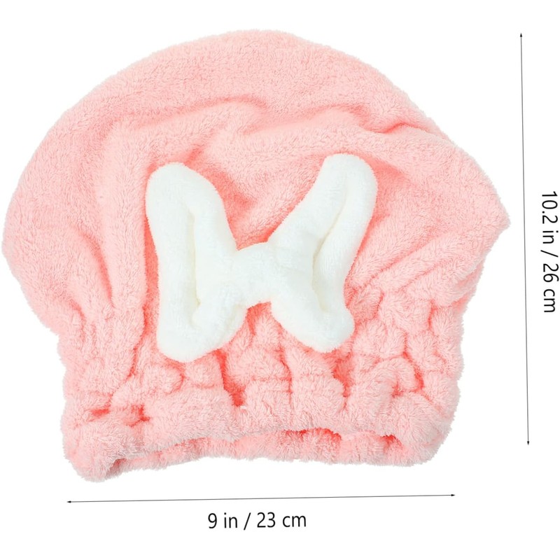 LALAFINA Gorro para Secar El Cabello Absorbente Rápido Corbata De