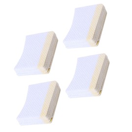 Baluue 160pcs Arc-shaped Eyelash Pads Women Makeup Remover Pads Cotton Microfibre Home Salon Use Easy to Carry Store