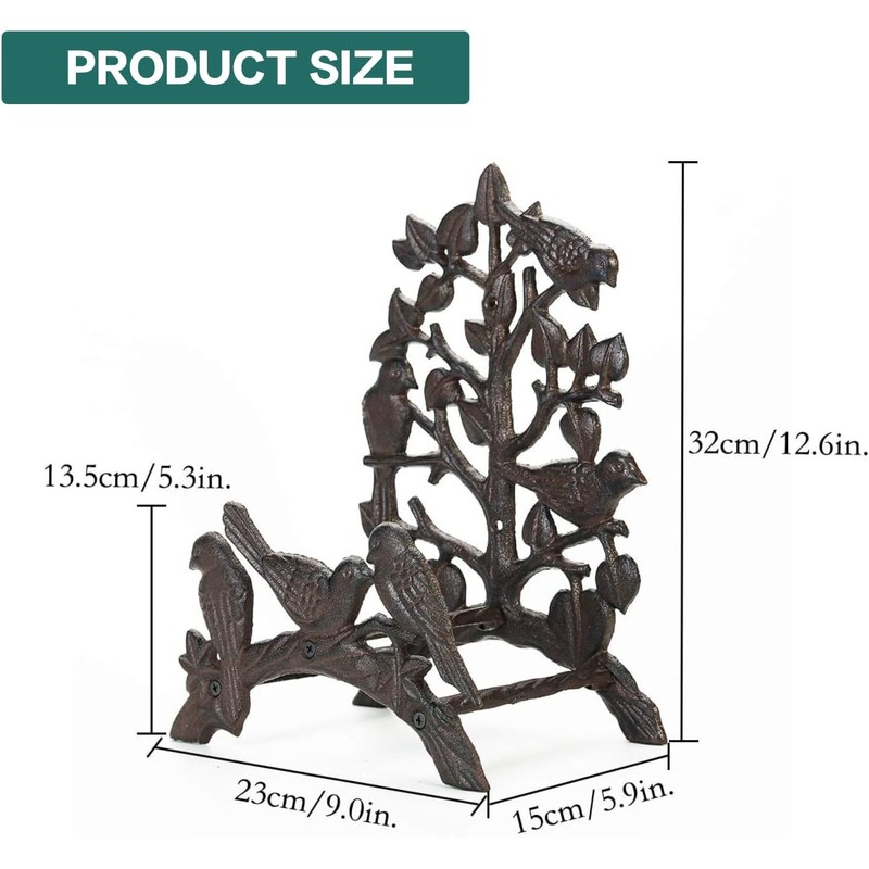 Sungmor Heavy Duty Cast Iron Hose Holder,Garden & Yard Decorative