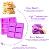 Rice Snacks Molds for Rice Krispy Treat Baking, 3pcs 6-Cavity