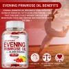 Evening Primrose Oil Capsules 1300mg - Healthy Skin Supports, Hormonal