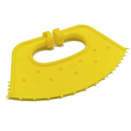 TIHOOD 10PCS Plastic Calf Weaner Yellow Cow Nose Thorn The Mavericks Weaning with Thick Cattle Nose Rings (Yellow)