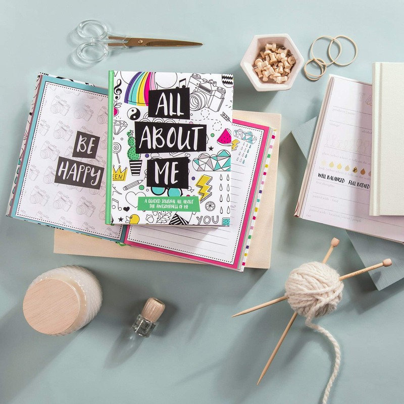 C.R. Gibson ''All About Me'' Guided Self-Reflection Journal, 6.5'' W