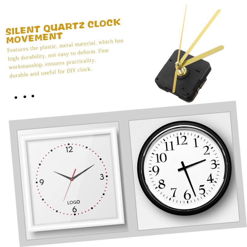 jojofuny Classic Wall Clock Movement Mute DIY Clock Mechanism Replacement