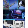 THEARK Gaming Monitor Stand with RGB LED Lights – Adjustable