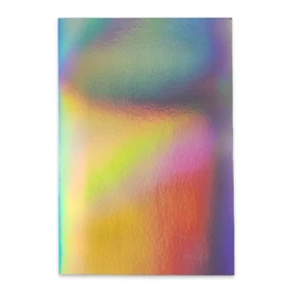 Coolprints Cartulina Metalica Tipo Espejo Metalizada Premium 230gr 20cm x 30cm 10 Piezas (Plata Holografico)