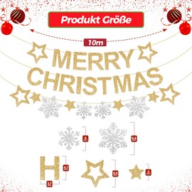 VIKY® Christmas Decorative Garlands (Gold and Silver)