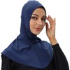 nadamuSun Women's Full Coverage Sun Protection Bathing Hijabs, Navy blue