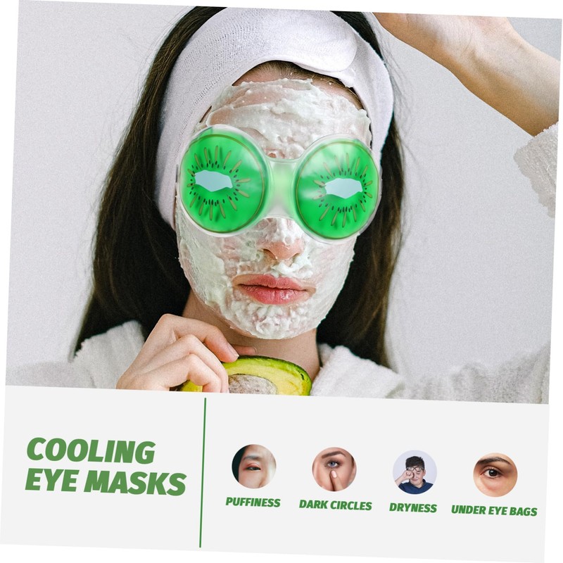 Outanaya 3pcs Fruit Cooling Eye Masks for PVC Reusable Eye