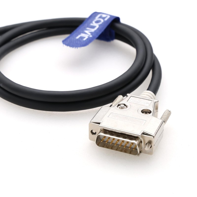 Eonvic M12 to DB15 Shielded Data Cable for Cognex Industrial