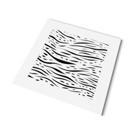 SABA Home Decor White Air Vent Cover - Acrylic Plexiglass 8" x 8" Duct Opening (10" x 10" Overall) Return Grille Decorative Covers for Walls & Ceilings NOT for Floor USE, Waves