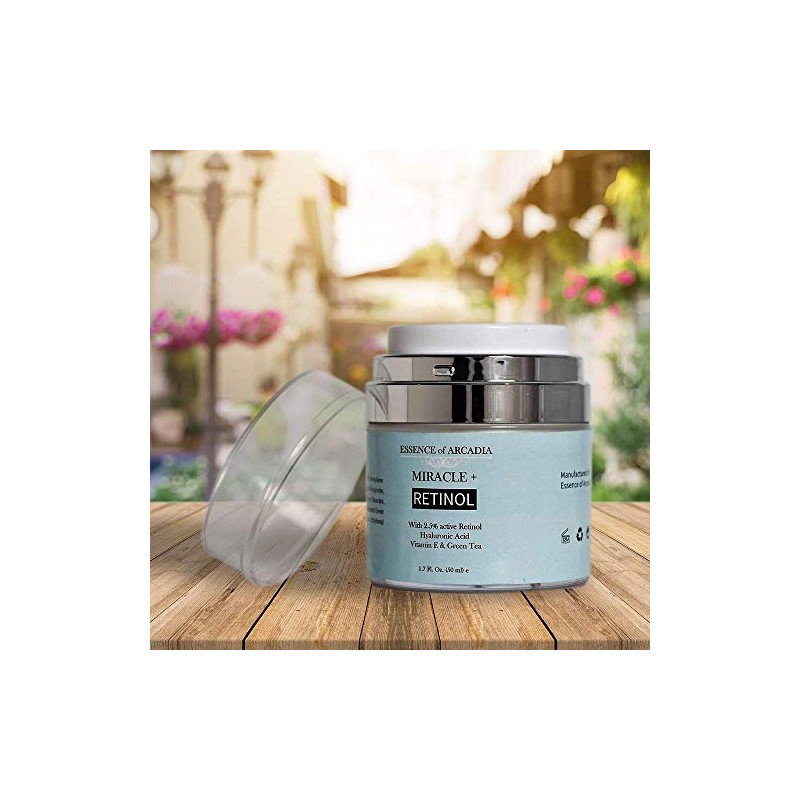 Retinol Moisturizer Cream High Strength for Face and Eye Area