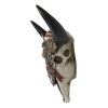 Western Patriotic Bull Cow Skull W/ American Flag Bald Eagle