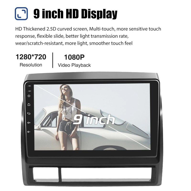 ESSGOO Android 14 For Toyota Tacoma 2005-2013 9" Carplay Car