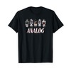 Analog Vacuum Tubes Retro Aesthetic Audio Design T-Shirt