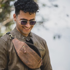 DONBOLSO Seattle Bum Bag, Vintage Brown, vintage