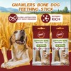 GNAWLERS Faywell Bone, Dog Treat Teething Stick, Bacon Flavour, Supports