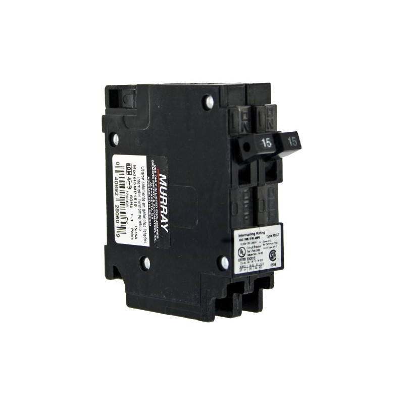 MURRAY MP1515 Two 15-Amp Single Pole 120-Volt Circuit Breaker