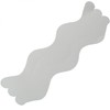 Ruiwaer 24pcs Wavy Pattern Blue Transparent Nonslip Stickers 1.3x18cm Anti