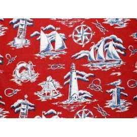 Town Toiles NAUTICAL Fabric-Lightho