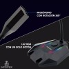 Importeek Microfono Usb Alambrico Pc Laptop Computadora Gamer Luz Led