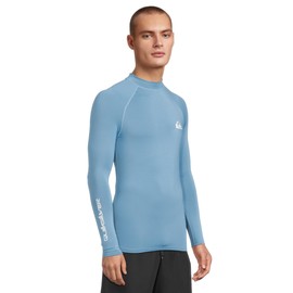 Quiksilver Men's Standard Everyday Upf50 Long Sleeve Surf Tee, Niagara
