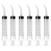 Dental Syringe 12ml Dental Irrigation Syringe with Curved Tip 6