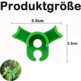 Pack of 50 Lst Clips, Plant Bender, 90° Adjustable Plant Bender Clip, Plant Stem Trainer Clips, for Low Load, Plant Clips for Bending Plant Stems, Changing the Growth Direction