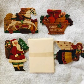 Current VTG CURRENT COUNTRY SENTIMENTS Christmas Card Assortment 12 cards #5013-4 (1988)