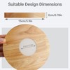 FuoiCorn Wood Crystal Display Base Light - LED Illuminator for