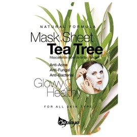 Saplaya Face Masks 6 Pack Scented Facemask Sheets Skin Care Mask Single Scent K-Beauty Natural Formula