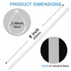 Aroono 250 Pack White UV Resistant Zip Ties - 8