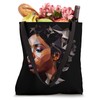 Polygonal Portrait Geometric Art Modern Style Tote Bag