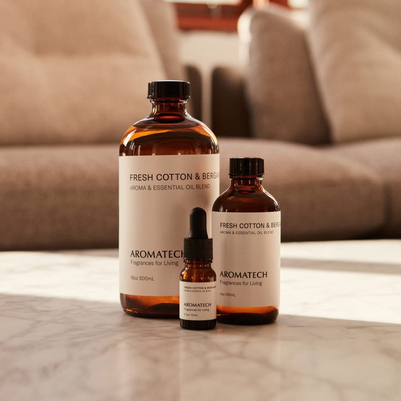 AromaTech Fresh Cotton & Bergamot for Aroma Oil Scent Diffusers