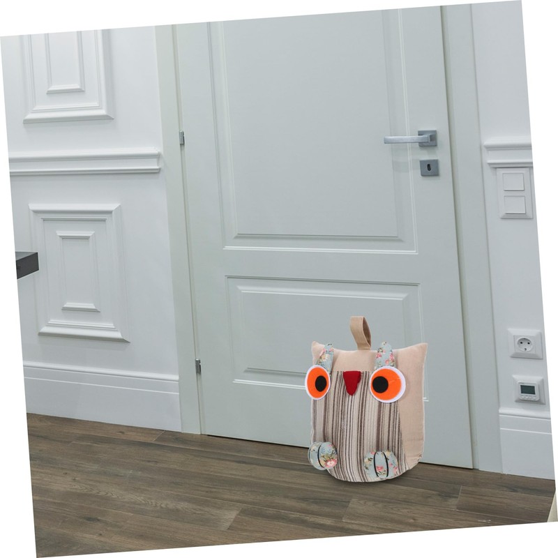 OSALADI Cute Fabric Animal Door Stopper Weighted Owl Design for