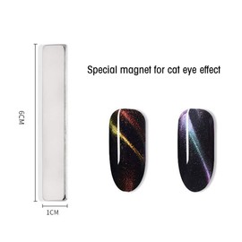 3D Nail Magnet Stick Set, Anself Nail Art Tool Magnetic Pen DIY Magic Cat Eye Magnetic Stick Set for 3D Magnetic Cat's Eye UV Gel Polish Nail Art